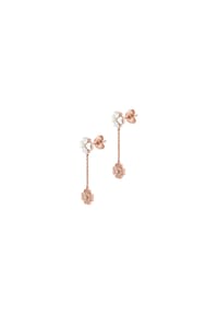 EMPORIO ARMANI SENTIMENTAL - Emporio Armani Damen-Ohrringe mit Perlmutt-Kleeblatt, EG3652221 - Roségold