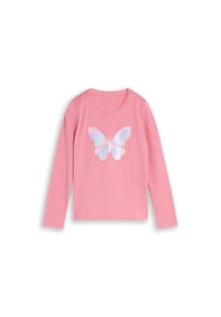 TOM TAILOR - Langarmshirt, Rundhals, für Kinder - 40577 SMOOTH ROSE