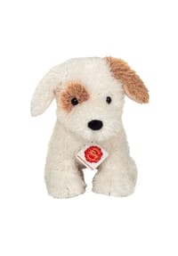 HERMANN Teddy COLLECTION® - Kuscheltier Hundewelpe Rollo, Weiß Hellbraun, 20 cm - mehrfarbig