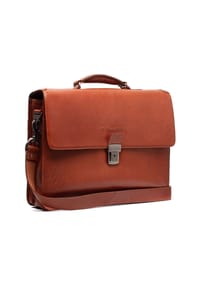 The Chesterfield Brand Salvatore - Salvatore Aktentaschen Messenger Leder 42 cm Laptopfach - black