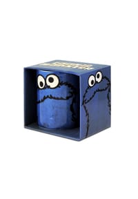 LOGOSHIRT® - Mug Sesame St. - Cookie Monster - azure blue