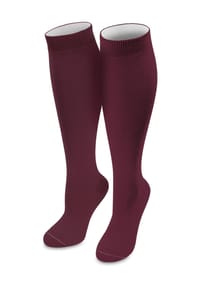 normani® - 1 Paar Kniestrümpfe Bi-Color - Apfelgrün/Moosgrün