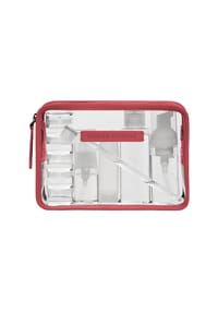 HORIZN STUDIOS SOFTGOODS - Kulturtasche, transparent - TRUE RED