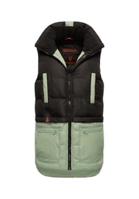 MARIKOO® - Steppweste Kiraraa - Beige-Black