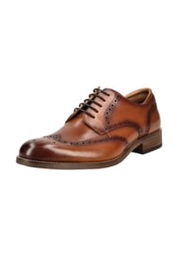 CLARKS® - Leder Businessschuhe - Tan