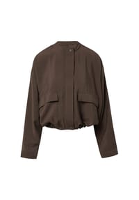 comma, CASUAL IDENTITY - Blouson, Pattentaschen, für Damen - 8952 BROWN