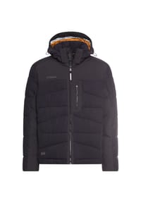 camel active - Steppjacke mit abnehmbarer Kapuze - Dunkelbraun
