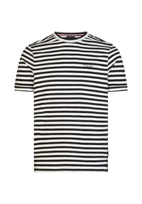 HECHTER PARIS - T-Shirt Single Jersey mit Slub-Yarn-Effekt - black