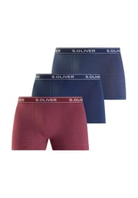 S.Oliver Red Label - Pants, 3er-Pack, für Herren - BOR+NAV+NAV