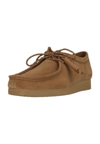 CLARKS® - Mokassin Wallabee Lite mit leichter Lauf-Sohle - 1224 Cola Suede