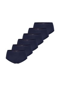 uncover by SCHIESSER - Midi Slip 6er Pack Bamboo Cotton - Dunkelblau