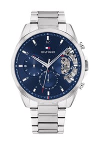 TOMMY HILFIGER - Herren Multifunktionsuhr "Baker 1710448" - silber