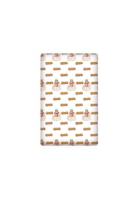 COFI - Naruto Spannbettlaken 90x200 cm – Baumwolle – Kinderbett Bezug - Weiß 90 x 200 + 25 cm