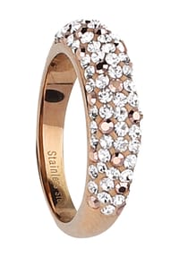 MANGUUN - Damen Ring, Edelstahl - ROSÉGOLD