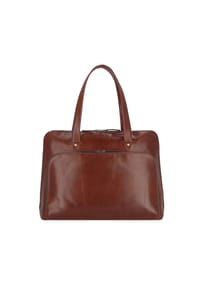 LEONHARD HEYDEN Cambridge - Cambridge Schultertasche Leder 41 cm Laptopfach - cognac