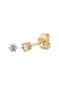 Orolino - Ohrringe 585/- Gold 2 Brillant 0,20ct - gelb