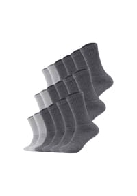 s.Oliver - Unisex Socken, 18er Pack - Essentials Tennis Socks, einfarbig - Grau