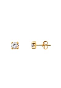 XENOX - Damen Ohrstecker, 375er Gelbgold - GELBGOLD