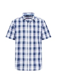 PADDOCK'S® - Kariertes Hemd aus reiner Baumwolle mit Brusttasche Shirt, short sleeve - navy