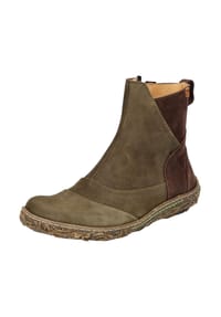 El Naturalista® - Leder Stiefelette - Grün/Braun