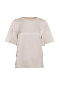 comma, - T-Shirt, Rundhals, für Damen - 8007 BROWN