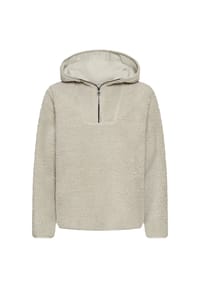 camel active - Kapuzenpullover aus Teddyfleece - Eukalyptus