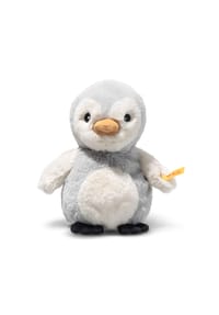 Steiff - Kuscheltier "Lio Pinguin", mit Rassel - GRAU/WEISS