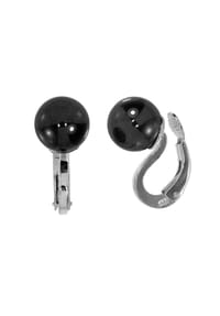 OSTSEE-SCHMUCK® - Ohrclip , Kugel 9 mm , Silber 925/000 - silber
