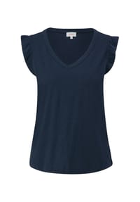 s.Oliver - T-Shirt, Rüschen, für Damen - 4397  LILAC/PINK