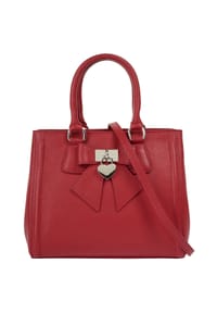 Cluty - Handtasche Echt Leder, Made In Italy - beige