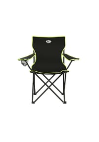 COFI - NILS Faltbarer Campingstuhl Anglerstuhl Stabiler Outdoor-Stuhl mit Tra - Schwarz 85x82x42cm