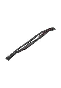 Adelia's Bold Style - Armband – Lederarmband aus Leder mit Tigerauge 23 cm - schwarz