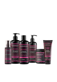 KERARGAN - Komplett-Kit Ultra Repair mit Keratin + Bürste - weiß