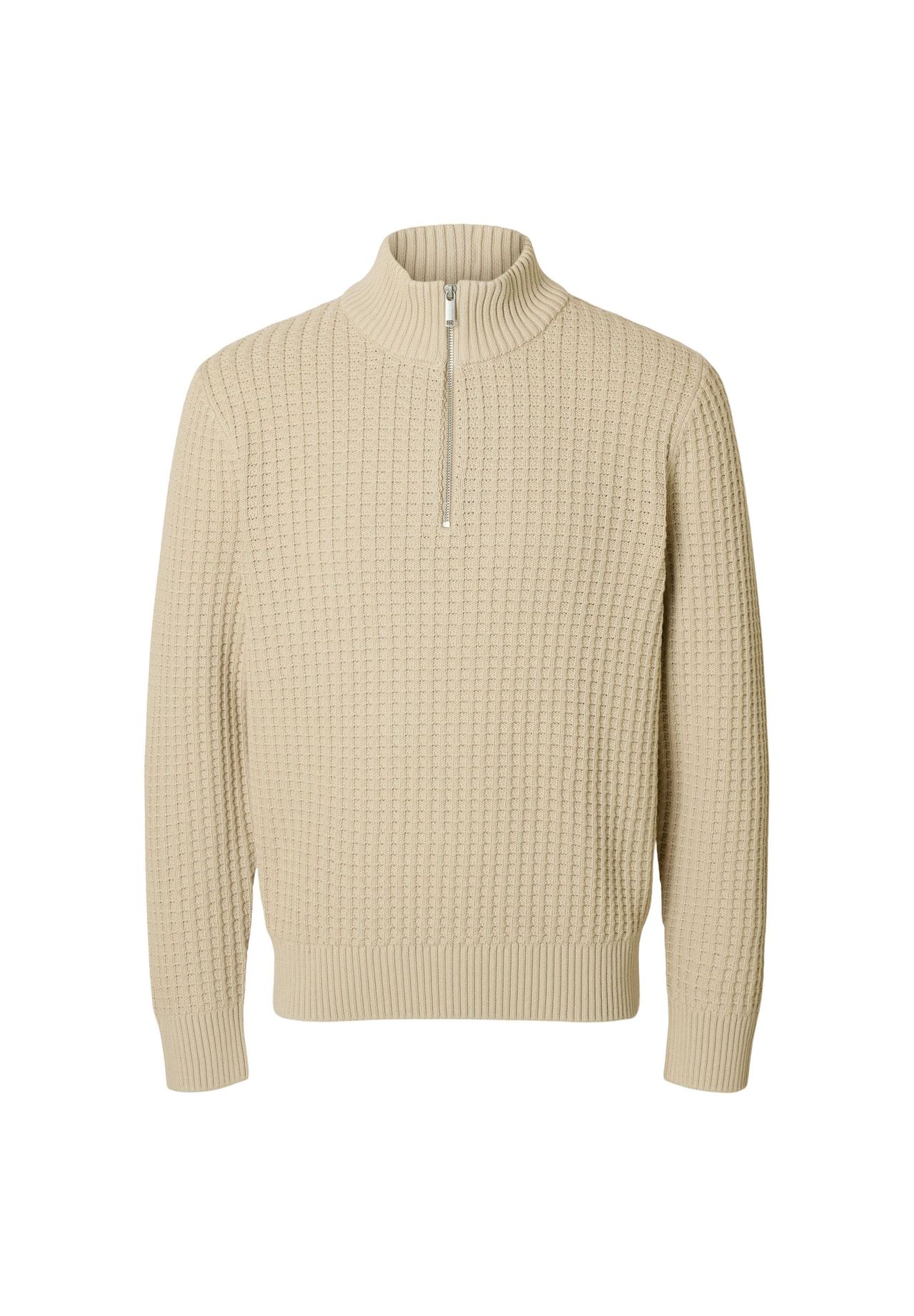 Selected Homme - Troyer - Baumwolle - Sand - XXL - Bild 5