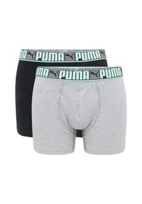 PUMA® - Unterhose Everyday, 2er-Pack, für Herren - 004 MINJEL/GREMELA