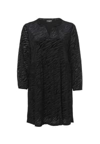 VIA APPIA -DUE- - Blusenkleid mit V-Ausschnitt - schwarz