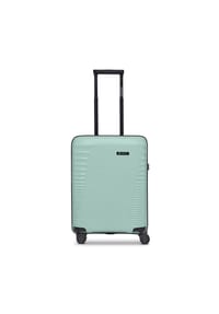 FARMHOOD Eco Edition - Eco Edition 4 Rollen Kabinentrolley 55 cm mit Dehnfalte - black