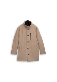 TOM TAILOR - Mantel, Stehkragen, für Herren - 29999 BLACK