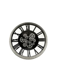 COFI - Sunay Wanduhr im Römischen Design - Klassische Eleganz für Ihr Zuhause - Silber OneSize