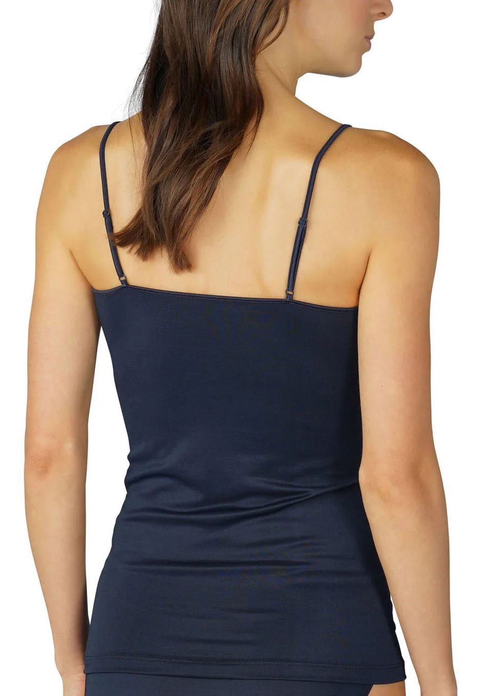 mey Emotion Top, Spaghetti-TräGer, Verstellbar, FüR Damen, Blau, 40