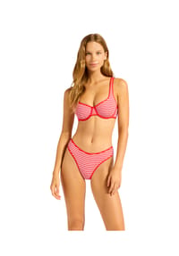 SEAFOLLY - Bikini-Slip Clubhouse, High Leg, für Damen - FLAME