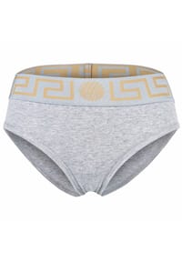 VERSACE - Damen Brazilian Slip - TOPEKA, Unterwäsche, Organic Cotton, Bi-Stretch - Grau