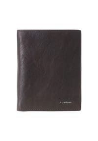 strellson JEFFERSON - Geldbörse "Jefferson", Leder, uni, für Herren - dunkelbraun