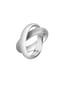 Nenalina Ring Wickelring Basic Gebürstet 925 Silber Bild 1