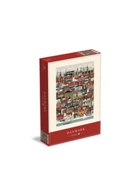 Martin Schwartz - Städtepuzzle Dänemark / Danmark, Dänemark, 50 x 70 cm, 1000 Teile - 