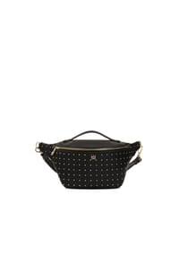 kazar - Praktische, mit Nieten verzierte Gürteltasche - Schwarz