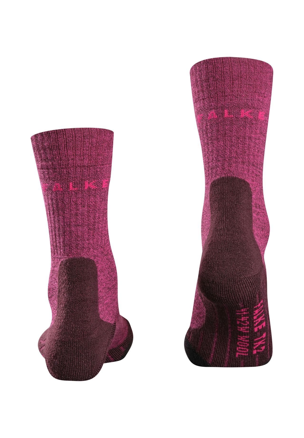 Falke Tk 2 Trekkingsocken "Explore Wool", Mittelstarke Polsterung, FüR Damen, Pink|Rot, 37/38