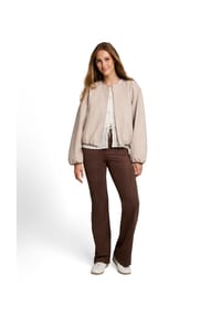 DENIM TOM TAILOR - Schlaghose, Flared Fit, für Damen - 40514 DARK BROWN