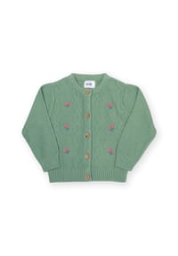 KITE - Kinder Pixie Glade Strickjacke Bio-Baumwolle - grün