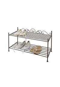 LOBERON - Schuhregal Cloutier braun - braun